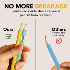 72 Spring Colored Pencils Set | Wax-Based Pencils with Soft, Smooth Cores | S…