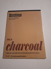 BIENFANG Fine Art Papers Studio Series No. 512-CL-A Charcoal 25 Sheets 9×12 New