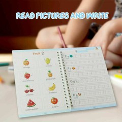 4Pcs Magic Practice Copybook Groove Handwriting Copy Book Calligraphy For Kids