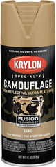 Camouflage Paint, Ultra Flat, Sand, 11 Oz. – K04295000