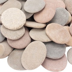 about 97 Pcs 102 Pcs18.2 Pounds Painting Rocks2.26″3.49″ River Rocksflat Sto