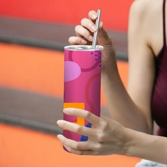 16 Pack Sublimation Tumblers Edge Blanks Skinny Straight Bulk 20 oz, Stainles…