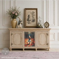 Echoes of the Hare | A2 Fiber Decoupage Paper | Redesign with Prima