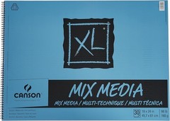 Canson XL Series Mix Media Paper Pad 18×24 inches — Heavyweight 160gsm Sheets