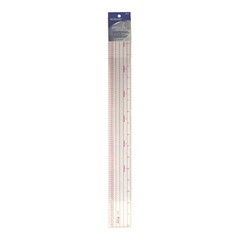 Westcott Graphic Arts Pica Ruler, 18″, Transparent (GA-91) White