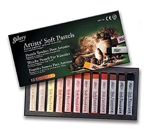 Gallery Soft Pastel Squares Cardboard Box Set of 12 – Earth Tones