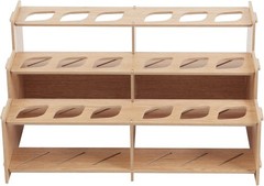 Multi-Layer Tabletop Paint Tube and Brush Storage – Mezzo Straight Rack 2