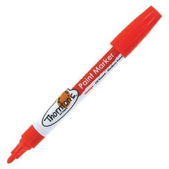 3 Thornton’s Oil-Based Paint Marker For Tire Tread Rubbers Medium Point Orange