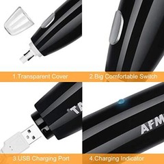 Electric Eraser for Artists, AFMAT Rechargeable Electric Eraser Kit,140