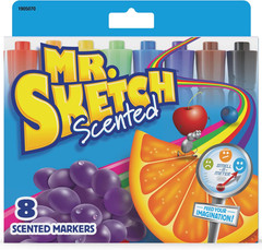 Scented Markers, Assorted Colors, Set of 8