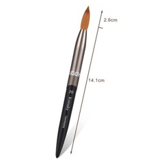 Acrylic Kolinsky Nail Brushes Sizes 16/20 Nail Art Brush Fast Shipping from USA