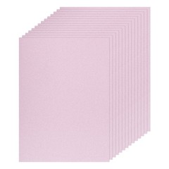 20 Sheet A4 Glitter Pink Card Stock, 8″x11″ Paper for DIY Crafts