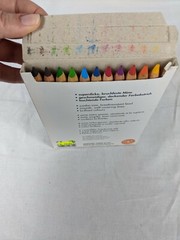 Eberhard Faber Colored Pencils Set of 12 Farbstifte Super Dicki 6 mm NEW NIP