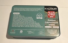 Kalour 240 pcs Premium Colored Pencils Soft Touch Assorted Multicolor Set