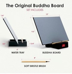 Buddha Board – The Original Water Painting for Mindfulness & Black