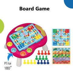 Kids Tabletop Double Sided Art Easel Whiteboard Chalkboard & Drawing Accessories