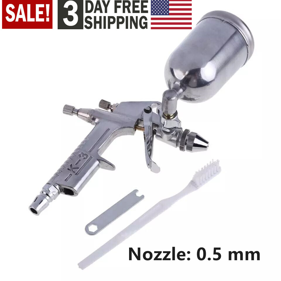 Magic Spray Gun Sprayer Airbrush Alloy Painting tool 0.5mm Nozzle 150ml set