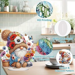 Dwarf Flower Diamond Painting Kit 5D Full Drill DIY Craft