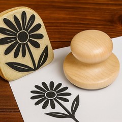 Falling in Art Wood Block Printing Baren, 2.5 Inches Baren Printmaking Tool with