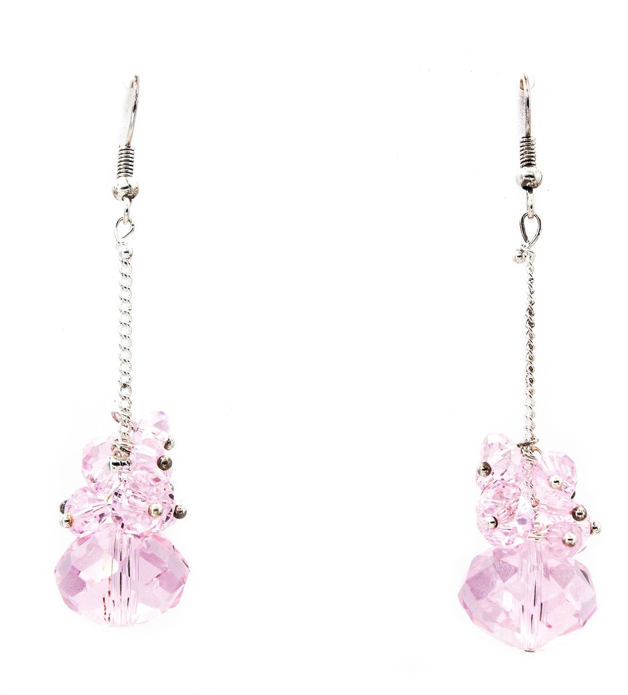 Dangling Crystal Earrings – Pink – ER-ACE4517D