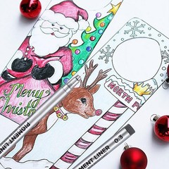 MicroPen Fineliner Pens, Black Pigment Liner Multiliner Archival Ink Micro Fi…