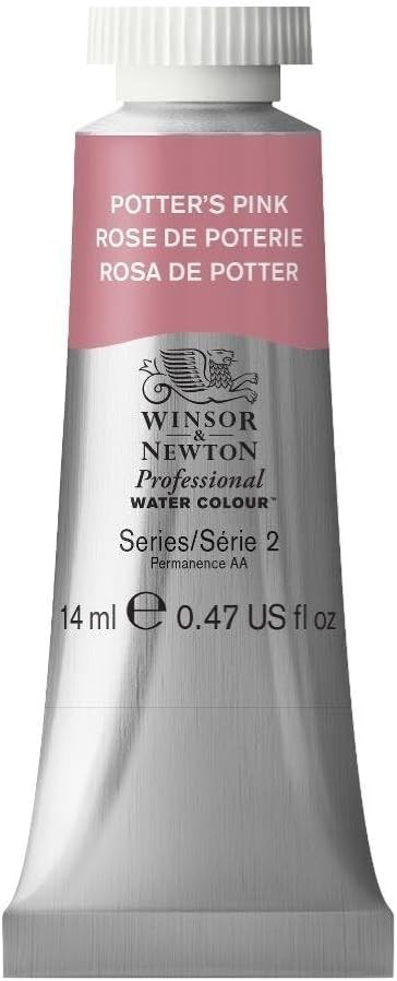Winsor & Newton Professional Watercolor, 14ml (0.47-oz) Tube, Potters Pink