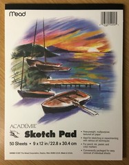 2PK Mead Sketch Pad (9″ × 12″) 50 Sheets – Heavyweight & Textured New