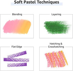 MUNGYO Soft Pastel Set – 64 Vibrant Colors for Artists | Smooth & Blendable | Sq