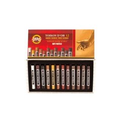 Koh I Noor Toison D’Or Artist Soft Pastel Set of 12 Brown Shades