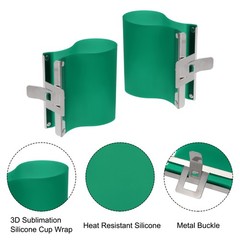 3pcs Silicone Mug Clamp 11 Oz 3D Sublimation Silicone Cup Wrap Fixture