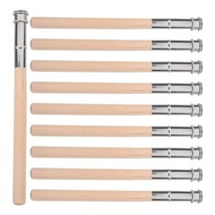 10Pcs Wooden Pencil Extender Holders for Office School Art Drawing Use