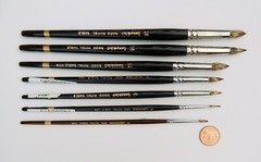 L5000 – Langnickel Royal Sable Short Handle Round 7 Piece Brush Set