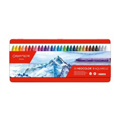 Caran d’Ache Classic Neocolor II Water-Soluble 30 Count (Pack of 1), Red