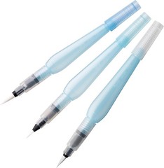Arts Water Brush Assorted Tips, 3 pc