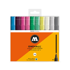 MOLOTOW ONE4ALL 227HS – 10 PIECE DRAWING MARKER PEN SET – BASIC SET 3