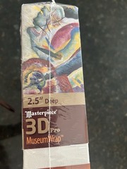 Masterpiece Pro Canvas 💥RARE 12×16 3D Pro 2.5” Acrylic Primed MuseumWrap SEALED