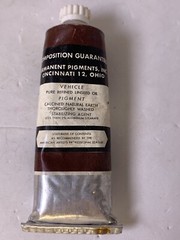 Permanent Pigments Burnt Siena Oil Paint Tube 1.25 fl oz
