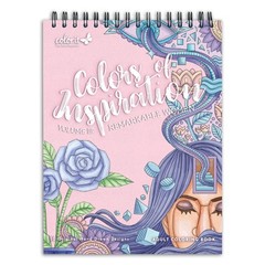 Colors of Inspiration, Volume III – Remarkable Adult Coloring Book Spiral Bou…