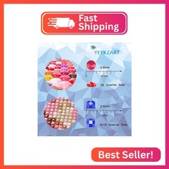 YEYKZART 743 Diamond Painting Drills Beads Diamonds Gems Rhinestone Square Repla