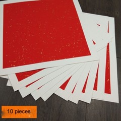 10X Blank Chinese Rice Xuan Paper Card Calligraphy Painting Square Round 38cm