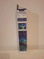 ArtSkills Brilliant Art Diamond Painting Kit 10″x14″ Stars Night Forest Lake NEW