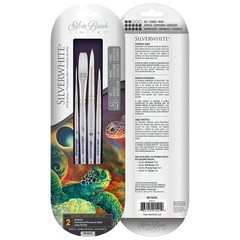 Silver Brush Limited 1521S Silverwhite Art Set, Watercolor, Acrylic, Gouache/Oil