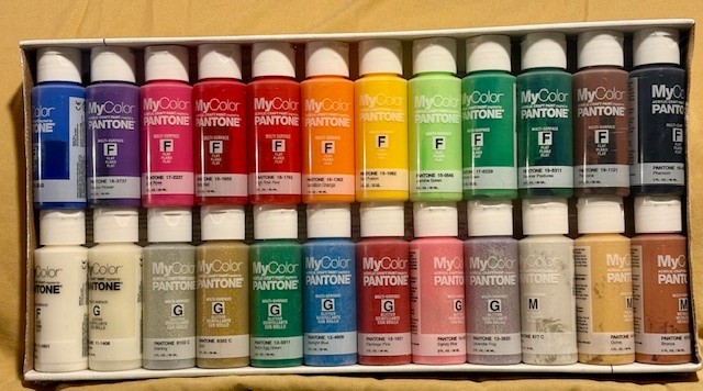 24-Ct. MyColor Pantone Acrylic Paint Set 2 Fl Oz Bottles Sealed New in Package.