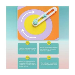 MECOLOUR Button Maker Machine Multiple Sizes 1.26+1.73+2.28 inch Pi… Fast Ship