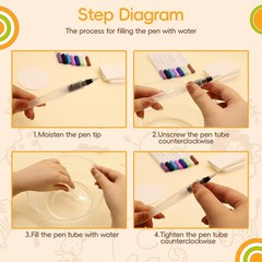 54 Pcs Foam Texture Painting Kit, Including 40 Pcs Foam Texture , 12 Colors B…