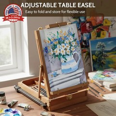 Falling in Art Light Weight French Style Field and Sketchebox Easel with Aluminu