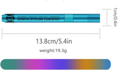 12 Colors Glitter Paint Pens – Acrylic Glitter Markers 1-5mm Soft Tip