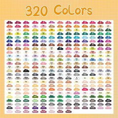 320 Colors Alcohol Markers with APP, Dual Tip Art Marker for Adults Coloring …