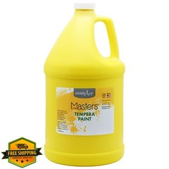 Handy Art Tempera Paint Yellow 128 oz