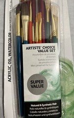 25pcs Artist Paint Brush Full Set Of Brushes for Acrylic,Oil,Watercolor – NEW!